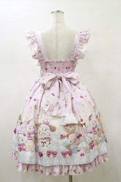 画像2: axes femme Kawaii / mikko illustration × axes femme Kawaii ダイナーカフェジャンスカ M ピンク H-26-01-18-063-AX-OP-NS-ZH