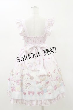 画像2: axes femme Kawaii / mikko illustration × axes femme Kawaii ダイナーカフェジャンスカ M ピンク H-26-01-18-063-AX-OP-NS-ZH