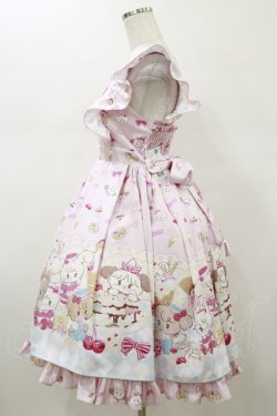 画像3: axes femme Kawaii / mikko illustration × axes femme Kawaii ダイナーカフェジャンスカ M ピンク H-26-01-18-063-AX-OP-NS-ZH