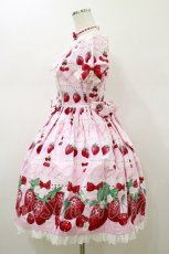 画像3: Angelic Pretty / Dessert Berryワンピース Free ピンク H-26-01-18-064-AP-OP-NS-ZH (3)