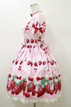 画像3: Angelic Pretty / Dessert Berryワンピース Free ピンク H-26-01-18-064-AP-OP-NS-ZH