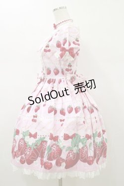 画像3: Angelic Pretty / Dessert Berryワンピース Free ピンク H-26-01-18-064-AP-OP-NS-ZH