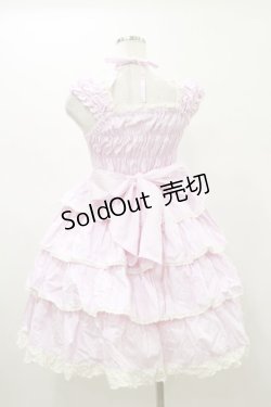 画像2: BABY,THE STARS SHINE BRIGHT / リボンミルキーシュガージャンパースカート Free ピンク H-26-01-18-071-BA-OP-NS-ZH