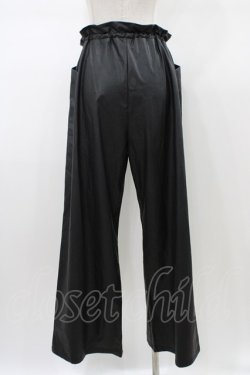 画像2: Na+H / Licレザーパンツ  黒 H-26-01-18-1005-PU-PA-KB-ZH