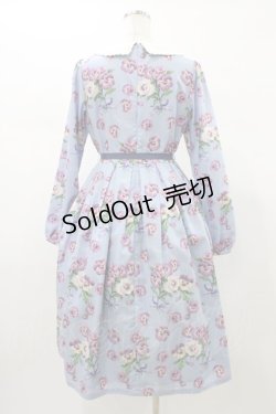 画像2: Emily Temple cute / Pansy ribbonワンピース M サックス H-26-01-18-1026-ET-OP-KB-ZH