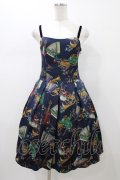 Jane Marple / 楽器ストラップドレス  ネイビー H-26-01-18-1038-JM-OP-KB-ZH