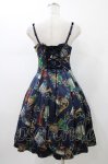 画像2: Jane Marple / 楽器ストラップドレス  ネイビー H-26-01-18-1038-JM-OP-KB-ZH (2)
