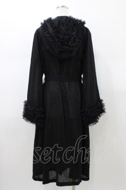 画像2: Na+H / surfaceロングフリルガウン  黒 H-26-01-18-1007-PU-JA-KB-ZH