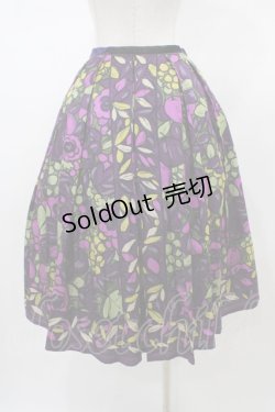 画像2: Jane Marple Dans Le Salon / Full of fruitフレームスカート  バイオレット H-26-01-18-1043-JM-SK-KB-ZH