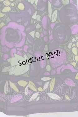 画像3: Jane Marple Dans Le Salon / Full of fruitフレームスカート  バイオレット H-26-01-18-1043-JM-SK-KB-ZH