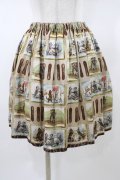 Jane Marple / ラングドシャショコラのミニスカート  ライトベージュ H-26-01-18-1048-JM-SK-KB-ZH