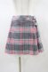 画像1: Jane Marple / チェックラップスカート  ピンク H-26-01-18-1051-JM-SK-KB-ZH (1)