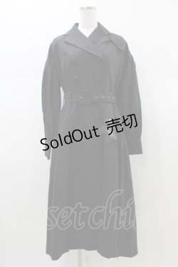 画像1: Sheglit / "Hercule"タックコート  ブラック H-26-01-18-1008-EL-CO-KB-ZH