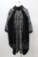 画像2: Qutie Frash / 万能ポンチョ  黒×シルバー H-26-01-18-1053-QU-TO-KB-ZH (2)