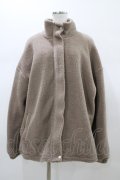 NieR CLOTHING / 軽量ふわもこボアアウター  ブラウン H-26-01-18-1054-PU-CO-KB-ZH