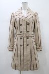 画像1: Jane Marple / レジメンタルストライプのライトコート M ベージュ H-26-01-18-1056-JM-CO-KB-ZT125 (1)
