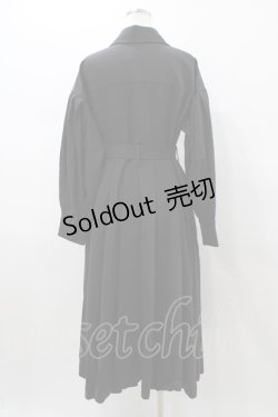 画像2: Sheglit / "Hercule"タックコート  ブラック H-26-01-18-1008-EL-CO-KB-ZH