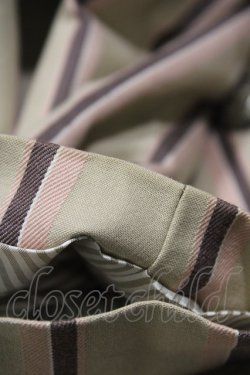 画像4: Jane Marple / レジメンタルストライプのライトコート M ベージュ H-26-01-18-1056-JM-CO-KB-ZH