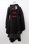 Qutie Frash / チャイナロングコート - 黒 H-26-01-18-1009-QU-CO-KB-ZH