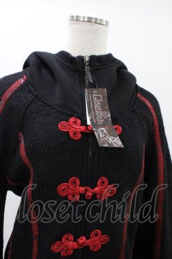 画像4: Qutie Frash / チャイナロングコート - 黒 H-26-01-18-1009-QU-CO-KB-ZH