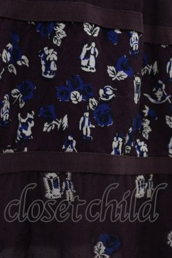 画像5: Jane Marple Dans Le Salon / Dance with roses jacquardワーキングドレス  ボルドーミックス H-26-01-18-1011-JM-OP-KB-ZH