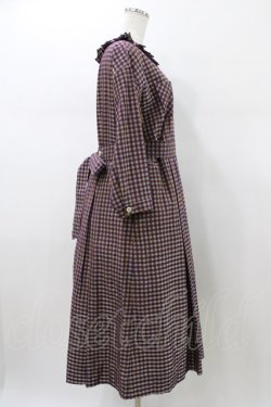 画像3: Jane Marple / アンデュラントチェックコレットドレス  マゼンタ H-26-01-18-1012-JM-OP-KB-ZH