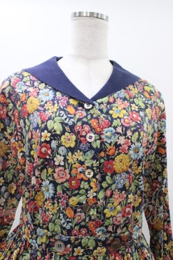 画像4: Jane Marple / Heirloomヴィンテージマリンカラードレス M ネイビー H-26-01-18-1021-JM-OP-KB-ZH