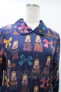 画像4: Jane Marple / Little tassel dollsのDayドレス M ブルーグレイ H-26-01-18-1022-JM-OP-KB-ZH