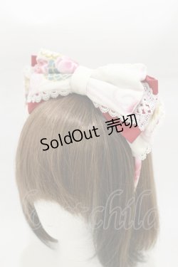 画像1: metamorphose / 花鳥風月〜乙女のはなごろも〜リボンカチューシャ  白梅(White) H-26-01-18-002-ME-AC-NS-ZH