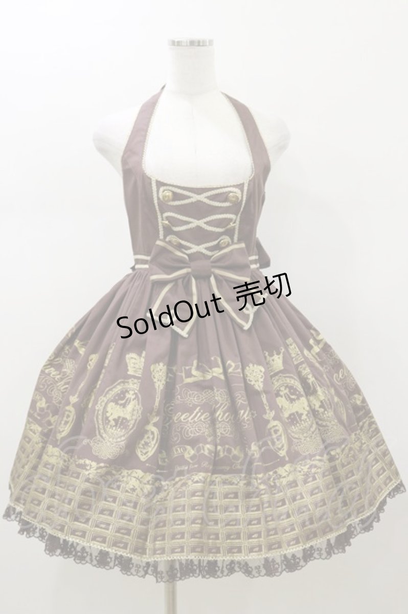 画像1: Angelic Pretty / Royal Creamy Chocolateジャンパースカート Free ブラウン H-26-01-18-076-AP-OP-NS-ZH (1)