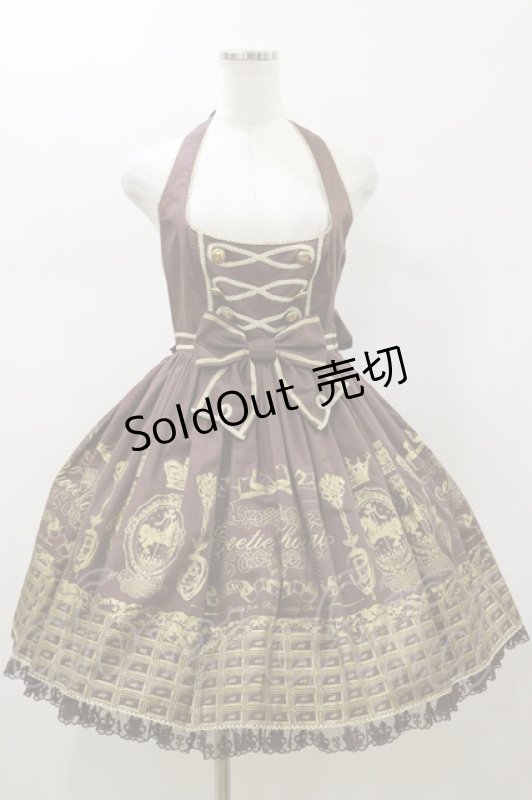 画像1: Angelic Pretty / Royal Creamy Chocolateジャンパースカート Free ブラウン H-26-01-18-076-AP-OP-NS-ZH (1)
