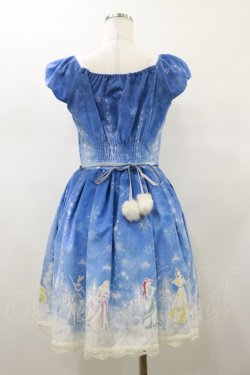 画像2: Secret Honey / If you Can Dreamワンピース（ディズニープリンセスver） size2 ブルー H-26-01-18-080-CA-OP-YZ-ZH