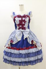 BABY,THE STARS SHINE BRIGHT / MY ANNIVERSARY/くまちゃんジャンパースカート Free ブルー H-26-01-18-016-BA-OP-NS-ZH