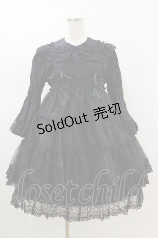 画像1: metamorphose / オーガンジーベビードール Free ブラック H-26-01-18-017-ME-OP-NS-ZH (1)