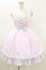 画像1: Angelic Pretty / ときめきGirlジャンパースカート  ピンク H-26-01-18-018-AP-OP-NS-ZH (1)