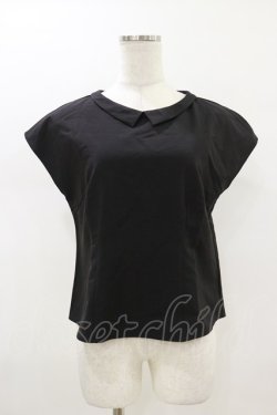 画像1: an another angelus / フレンチスリーブスモールカラープルオーバーブラウス Free Black H-26-01-18-020-CA-BL-NS-ZH