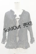 INGEBORG / リボンフリルボレロ S ブラック H-26-01-18-022-LO-TO-NS-ZH