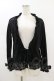 画像1: KANEKO ISAO / フリルボレロ Free ブラック H-26-01-18-023-EL-TO-NS-ZH (1)
