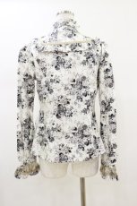 画像2: Victorian maiden / ロココブーケクラシカルドールブラウス Free モノトーン H-26-01-18-026-CL-BL-NS-ZH (2)