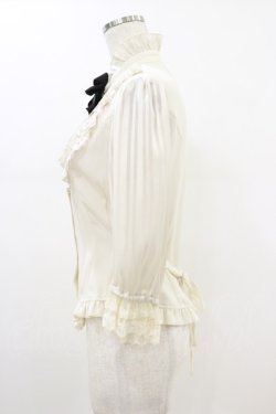 画像3: Innocent World / お袖ストライプブラウス M 生成り H-26-01-18-027-IW-BL-NS-ZH