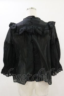 画像2: Angelic Pretty / Romantic Laceブラウス Free ブラック H-26-01-18-029-AP-BL-NS-ZH