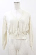 F&A / ガラス風クリアフラワー釦UVカットニットカーディガン Free OFFWHITE H-26-01-18-036-LO-TO-NS-ZH