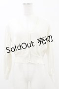 F&A / ガラス風クリアフラワー釦UVカットニットカーディガン Free OFFWHITE H-26-01-18-036-LO-TO-NS-ZH