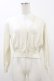 画像1: F&A / ガラス風クリアフラワー釦UVカットニットカーディガン Free OFFWHITE H-26-01-18-036-LO-TO-NS-ZH (1)