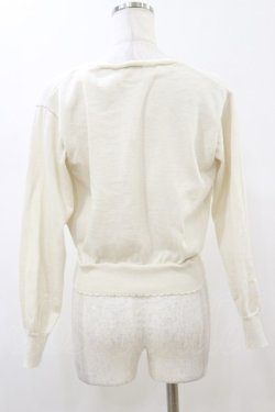画像2: F&A / ガラス風クリアフラワー釦UVカットニットカーディガン Free OFFWHITE H-26-01-18-036-LO-TO-NS-ZH