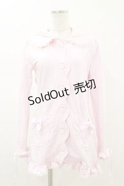 画像1: DearMyLove / くまみみカーディガン M ピンク H-26-01-18-037-EL-TO-NS-ZH