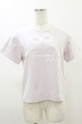 evelyn / チュールリボンTシャツ Free ピンク H-26-01-18-038-LO-TS-NS-ZH