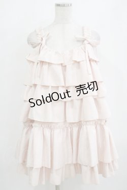 画像1: merry jenny / ホイップクリームミニワンピース  ピンク H-26-01-19-027-LO-OP-KB-ZH