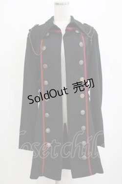 画像1: PUTUMAYO / 【中二病でも恋がしたい！戀】Wロングジャケット  ブラック H-26-01-19-033-PT-JA-KB-ZH