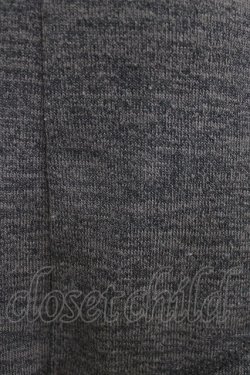 画像4: Ozz Croce / 異素材切替ハイネックカットソー  グレー H-26-01-19-034-OO-TO-KB-ZH